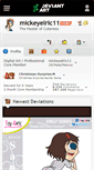Mobile Screenshot of mickeyelric11.deviantart.com