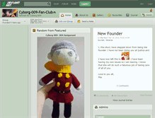 Tablet Screenshot of cyborg-009-fan-club.deviantart.com