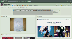 Desktop Screenshot of feliciahardy.deviantart.com