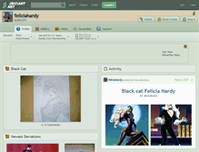 Tablet Screenshot of feliciahardy.deviantart.com