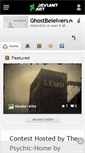 Mobile Screenshot of ghostbeleivers.deviantart.com