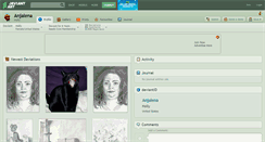 Desktop Screenshot of anjalena.deviantart.com
