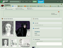 Tablet Screenshot of anjalena.deviantart.com