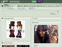 Tablet Screenshot of mioku.deviantart.com