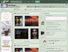Tablet Screenshot of 3d-planet.deviantart.com