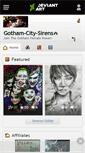 Mobile Screenshot of gotham-city-sirens.deviantart.com