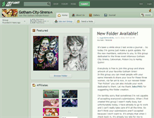 Tablet Screenshot of gotham-city-sirens.deviantart.com