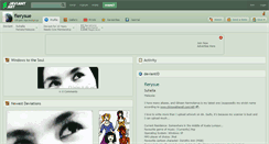 Desktop Screenshot of fierysue.deviantart.com