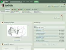 Tablet Screenshot of naraenkidu.deviantart.com