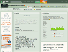 Tablet Screenshot of hiddencommissioners.deviantart.com