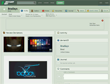 Tablet Screenshot of bradlays.deviantart.com