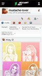 Mobile Screenshot of mustache-lover.deviantart.com