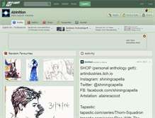 Tablet Screenshot of abinition.deviantart.com
