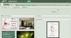 Desktop Screenshot of fiercefox.deviantart.com