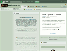 Tablet Screenshot of amalicelovers.deviantart.com