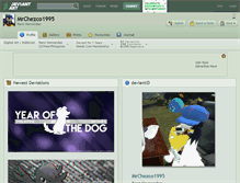 Tablet Screenshot of mrchezco1995.deviantart.com