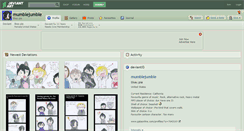 Desktop Screenshot of mumblejumble.deviantart.com