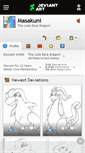 Mobile Screenshot of masakuni.deviantart.com