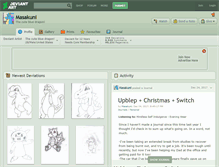 Tablet Screenshot of masakuni.deviantart.com