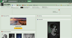 Desktop Screenshot of noir-badger.deviantart.com