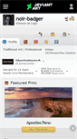 Mobile Screenshot of noir-badger.deviantart.com