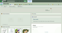 Desktop Screenshot of draco-sama.deviantart.com