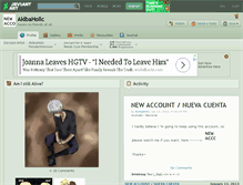 Tablet Screenshot of akibaholic.deviantart.com