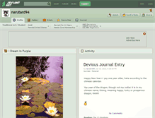 Tablet Screenshot of narutard94.deviantart.com