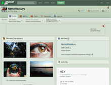 Tablet Screenshot of nemonisemors.deviantart.com