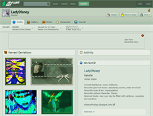 Tablet Screenshot of ladydisney.deviantart.com