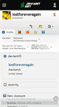 Mobile Screenshot of lostforeveragain.deviantart.com