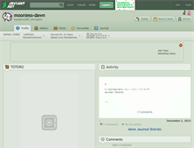 Tablet Screenshot of moonless-dawn.deviantart.com