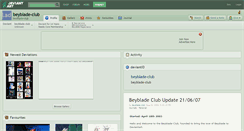 Desktop Screenshot of beyblade-club.deviantart.com