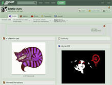 Tablet Screenshot of beetle-eyes.deviantart.com