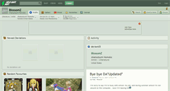 Desktop Screenshot of blossomz.deviantart.com