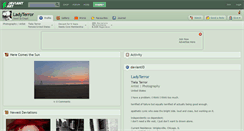 Desktop Screenshot of ladyterror.deviantart.com