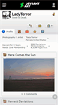 Mobile Screenshot of ladyterror.deviantart.com