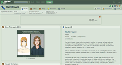 Desktop Screenshot of hachi-fusami.deviantart.com