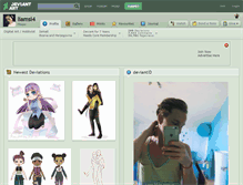 Tablet Screenshot of liamsi4.deviantart.com