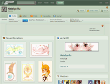 Tablet Screenshot of natalya-ru.deviantart.com