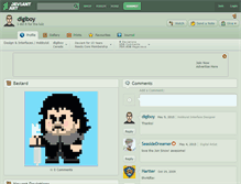 Tablet Screenshot of digiboy.deviantart.com