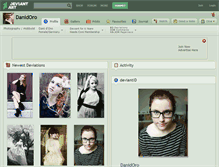 Tablet Screenshot of danidoro.deviantart.com