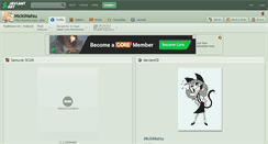 Desktop Screenshot of mickimatsu.deviantart.com