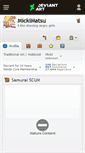 Mobile Screenshot of mickimatsu.deviantart.com