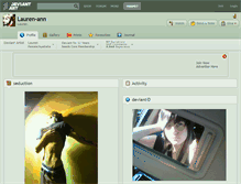 Tablet Screenshot of lauren-ann.deviantart.com