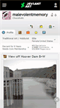 Mobile Screenshot of malevolentmemory.deviantart.com
