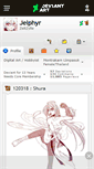 Mobile Screenshot of jelphyr.deviantart.com