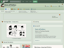 Tablet Screenshot of panic-atthedisco.deviantart.com