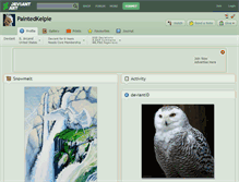 Tablet Screenshot of paintedkelpie.deviantart.com
