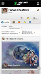 Mobile Screenshot of hanae-creations.deviantart.com